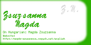 zsuzsanna magda business card